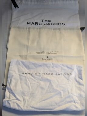 The Marc Jacobs,Kate Spade,Marc By Marc Jacobs Cream Dust Bag Set